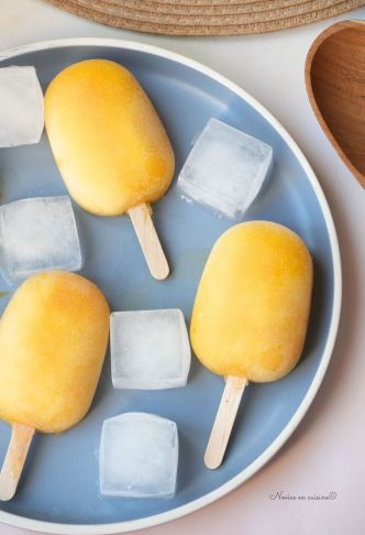 Mini glaces à l'eau fruit de la passion