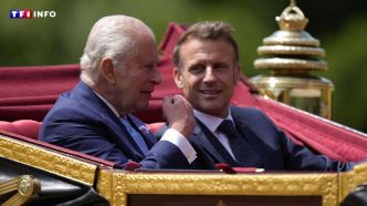 VIDÉO – Emmanuel Macron et Charles III en calèche, une balade très symbolique | TF1 INFO