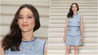Marion Cotillard, première apparition publique depuis l'annonce de sa rupture d'avec Guillaume Canet, l'actrice rayonnante chez Chanel