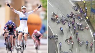 Cyclisme. Tour d'Italie Femmes - Lorena Wiebes remporte la 3e étape... une chute massive !