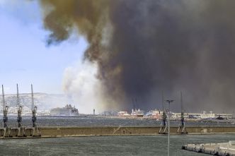 Vidéo | Les images de Marseille sous la fumée de l’incendie qui touche la ville