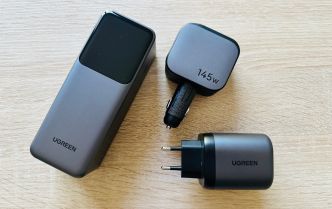 Test UGREEN Nexode : batterie externe et chargeurs avec USB-C rétractable