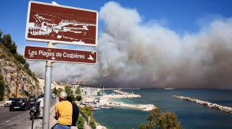 Incendies dans le sud de la France: l'aéroport de Marseille fermé