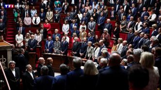 VIDÉO - L'hommage de l'Assemblée nationale à Olivier Marleix, "un député au talent rare" | TF1 INFO