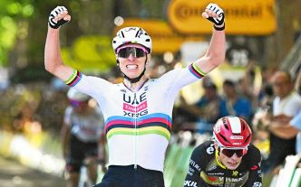 Tadej Pogacar s'offre la 100e victoire de sa carrière à Rouen
