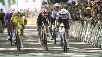 Tour de France : Tadej Pogacar s'impose au sprint sur la 4e étape