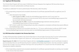 Google enfin plus strict sur les certificats de serveur web