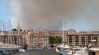 Incendie à Marseille : la qualité de l'air fortement dégradée à l'Estaque