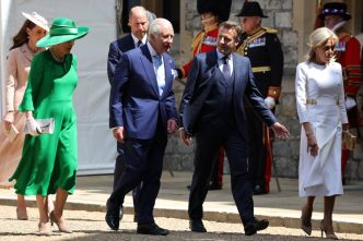 Emmanuel et Brigitte Macron au Royaume-Uni : accueil de Kate, calèche... les images de leur première journée à Windsor