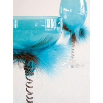 Plumes Turquoise Plumes Bleu turquoise Décoration Mariage et Fêtes
