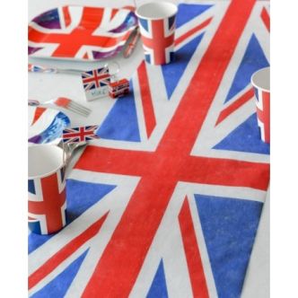 Chemin de table Angleterre Union Jack intissé 5 M - Baiskadreams.com