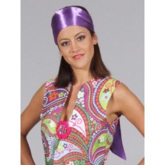 Foulard Violet Satin Deluxe Mixte - Baiskadreams.com