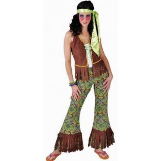 Déguisement hippie Summer of love femme luxe Déguisement hippie