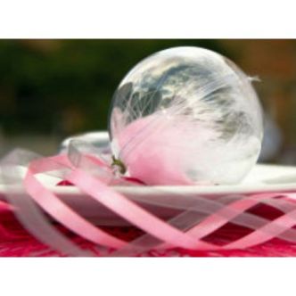 Boule transparente 5 cm boule plexi boule plastique