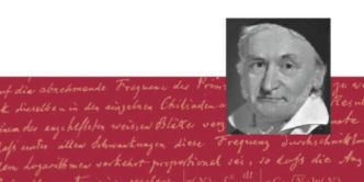 Gauss, « le prince des mathématiciens »