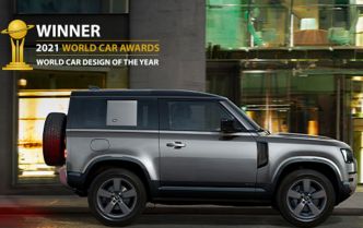 Le nouveau Land Rover Defender remporte le prix « World Car Design 2021 »