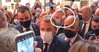 À Lyon, Macron visé par un jet d'oeuf lors d'un salon de la restauration