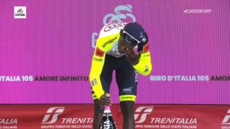 Giro - Blessé à un oeil, Biniam Girmay se retire du Giro