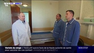 Vladimir Poutine rencontre pour la première fois des soldats blessés en Ukraine dans un hôpital moscovite