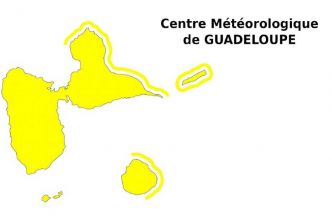 La Guadeloupe placée en vigilance jaune