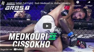 Vidéo: Badr Medkouri vs Alpha Cissokho – Replay du combat de MMA – ARES 7