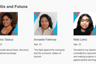 Trois Jeunes de Wallis et Futuna membres de « OCT YOUTH NETWORK »