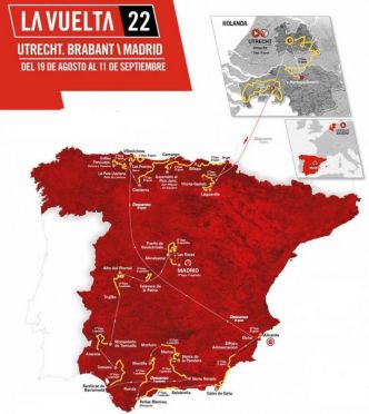 Tour d'Espagne : J-2... pour tout savoir sur la 77e édition de La Vuelta #LaVuelta #LV2022 #LaVuelta22 #Utrecht #Madrid #TV