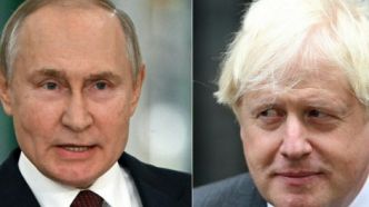 Boris Johnson accuse Vladimir Poutine de l'avoir menacé, Moscou dément