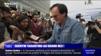 Quentin Tarantino en conférence au Grand Rex ce mercredi