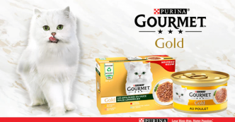 8000 échantillons gratuits de Gourmet Gold pour chat de Purina