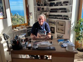 Rencontre avec Guy Lalonde, "l'art-mateur" sur-mesure qui coule des jours heureux à Roquebrune-Cap-Martin