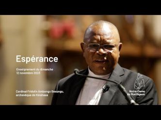 Espérance, l'enseignement du cardinal Fridolin Ambogo