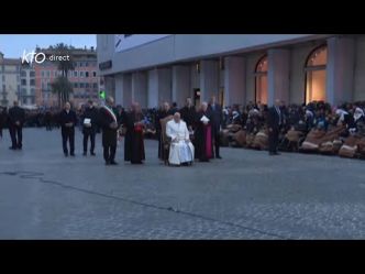 Prière à la Vierge Marie avec le pape François à Rome