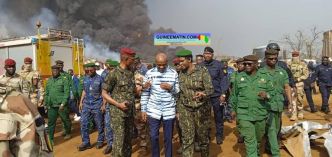 Général Bachir Diallo sur l'incendie au dépôt de Kaloum : le Sénégal et le Mali envoient des secouristes à la Guinée