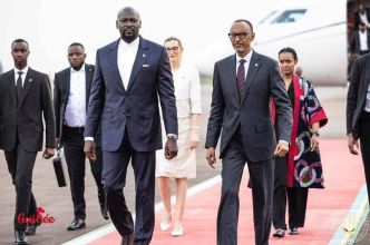 Visite d'amitié et de travail : le président Mamadi Doumbouya est arrivé à Kigali