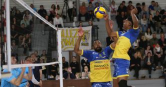 Photos. Volley-ball - Elite masculine : Epinal s'impose au forceps contre Avignon, non sans se faire peur (3-2)