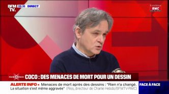 Menaces de mort: "Il y a une médiocrité de la classe politique à gauche" affirme Riss, directeur de la publication de Charlie Hebdo