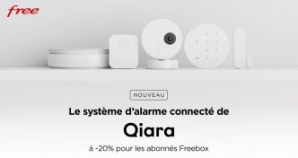 Free propose le nouveau système d’alarme Qiara aux abonnés Freebox (remise)