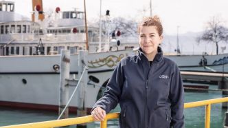 Sophie Aymon, une pionnière à la barre des bateaux de la CGN