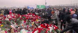 Russie: Le bilan de l'attentat dans la banlieue de Moscou vendredi dernier atteint 143 morts, selon les autorités russes - 80 blessés, dont six enfants, toujours hospitalisés