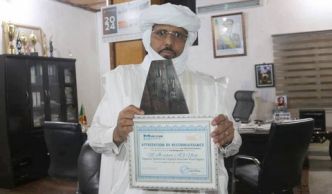 Leadership:  Le trophée Top Management décerné à M. Ibrahim Ag Nock