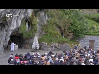 Chapelet du 28 mars 2024 à Lourdes