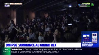 OM-PSG: le match retransmis au Grand Rex, 250 supporters réunis