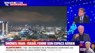 MALAISE EN DIRECT – L’ancien ministre des Affaires étrangères Hubert Védrine recadre un journaliste de BFMTV sur la riposte de l’Iran contre Israël.
