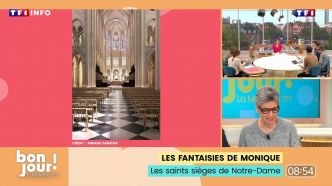 Bonjour ! La Matinale TF1 -  Les fantaisies de Monique : Les saints sièges de Notre-Dame | TF1 INFO