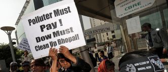 Monde. Les actionnaires de Dow doivent aider à garantir que justice soit rendue aux victimes de la catastrophe de Bhopal