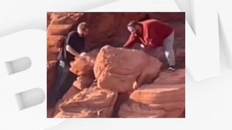 "Assez épouvantable": deux hommes filmés en train de dégrader des rochers d'un parc américain protégé