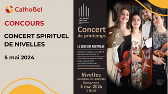 Concours : Gagnez 5×2 places pour le Concert Spirituel de Nivelles