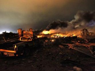 USA: Enorme explosion dans une usine d’engrais au Texas
