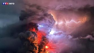 Volcan menaçant en Indonésie : pourquoi les éruptions produisent-elles des éclairs ? | TF1 INFO